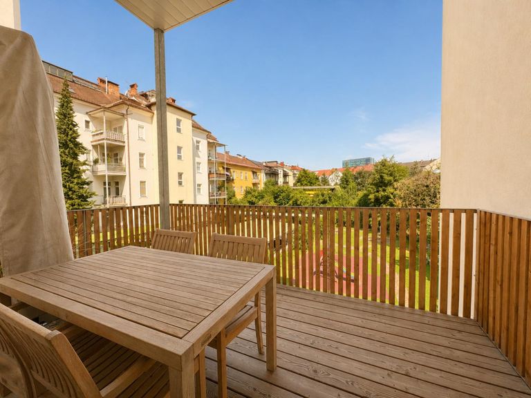 Ausblick von Terrasse