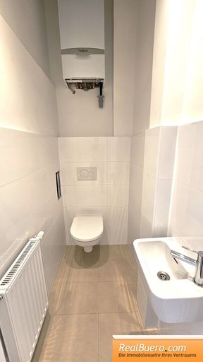 Toilette mit Handwaschbecken