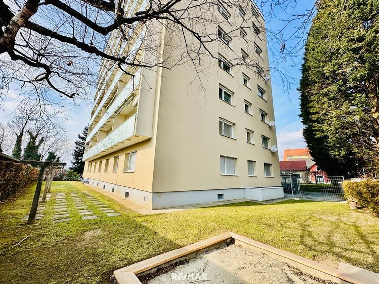 Grünfläche, Wäscheleine