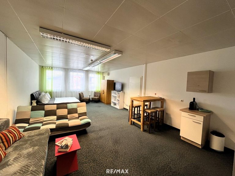 Schlafraum mit Küchezeile D12