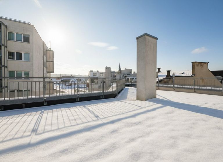 Dachterrasse / Winter