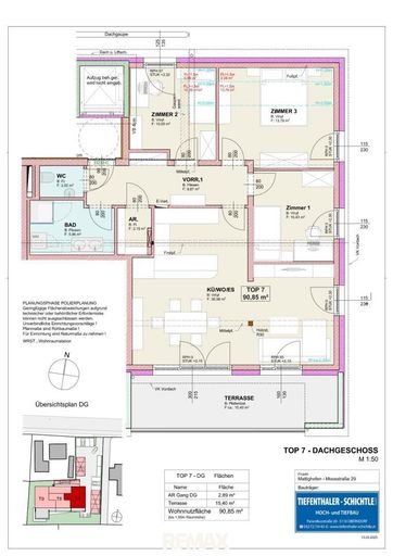 Wohnungsplan TOP 7