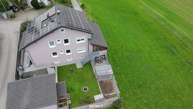 Drohnenaufnahme Garten