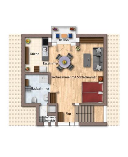 H23_DG als schematische Darstellung möbliert