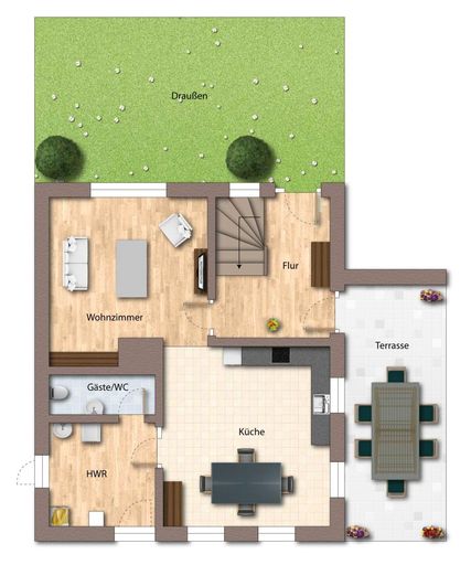 H23_EG als schematische Darstellung möbliert