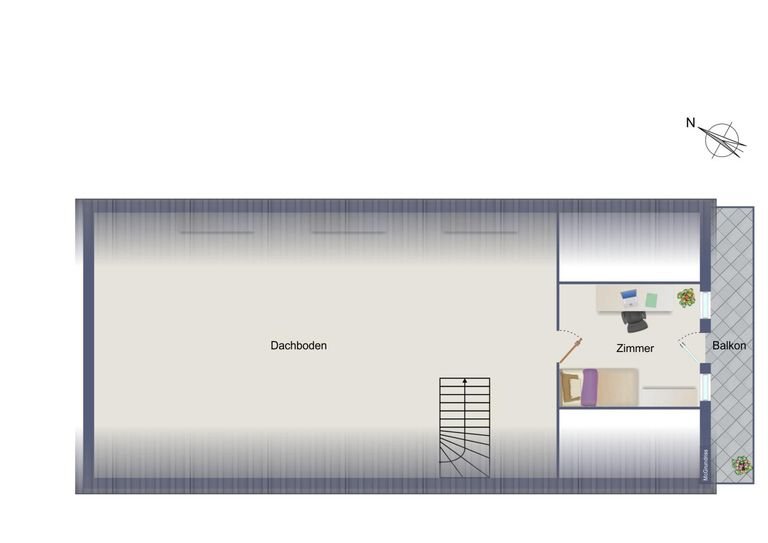 Grundriss schematisch DG