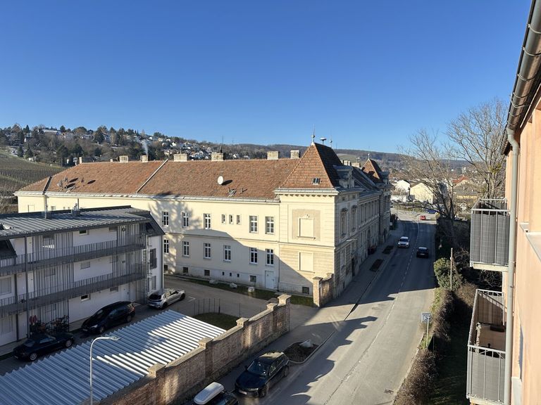 Ausblick vom Balkon auf den Ölberg