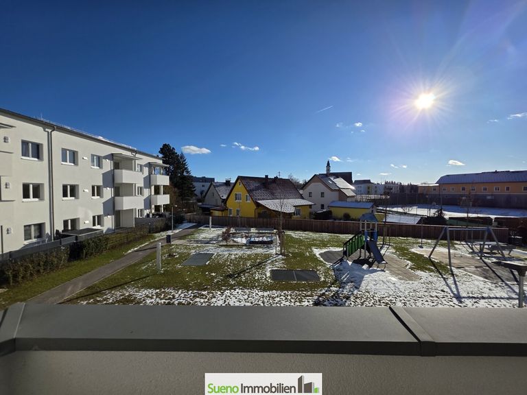 Aussicht nach Süd Osten von der Loggia im Winter