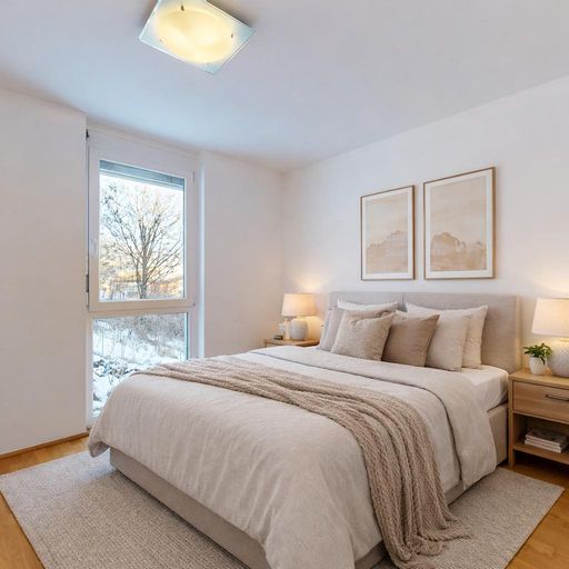 Wohnung - Schlafzimmer I Visualisierung