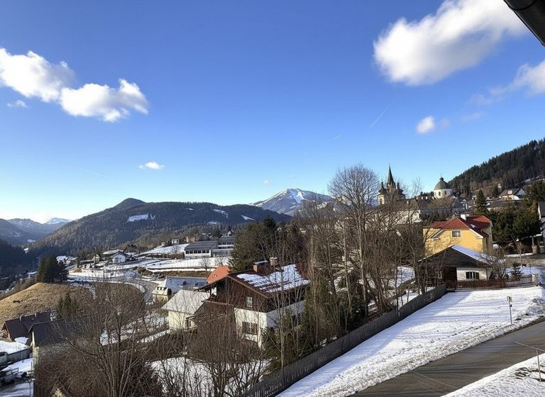 Blick auf Mariazell