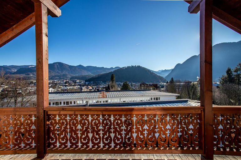 Aussicht Balkon über Bad Ischl