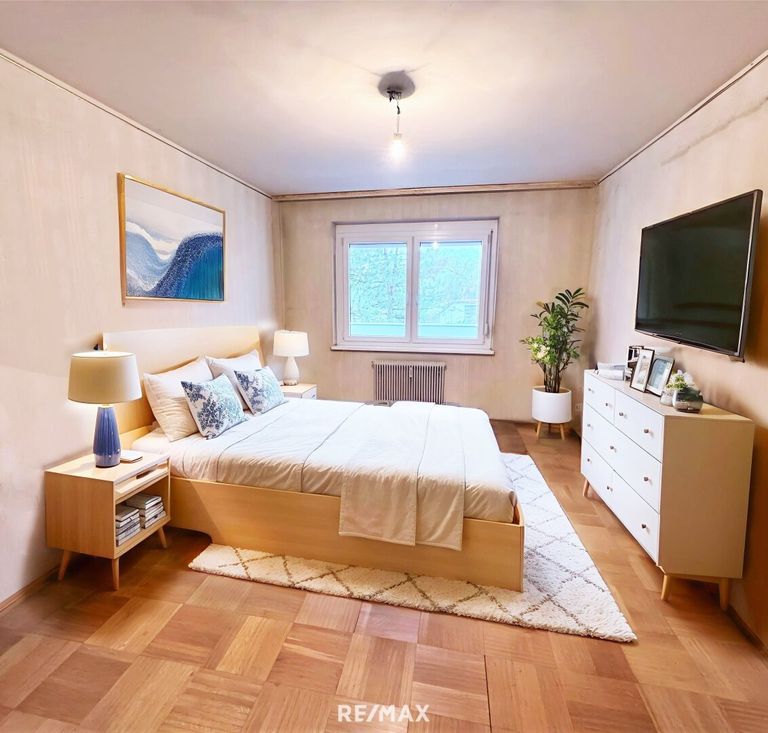 Schlafzimmer (virtuell eingerichtet)