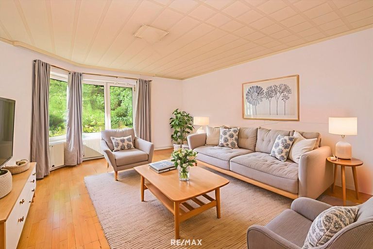 Wohnzimmer (virtuell eingerichtet)