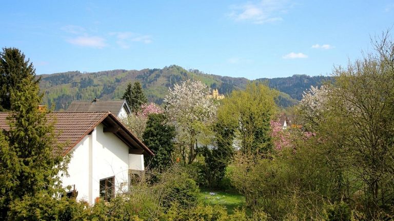 Ausblick vom Balkon