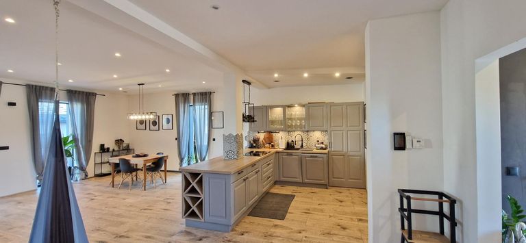 Wohn-Esszimmer mit Küche