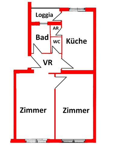Grundriss Skizze