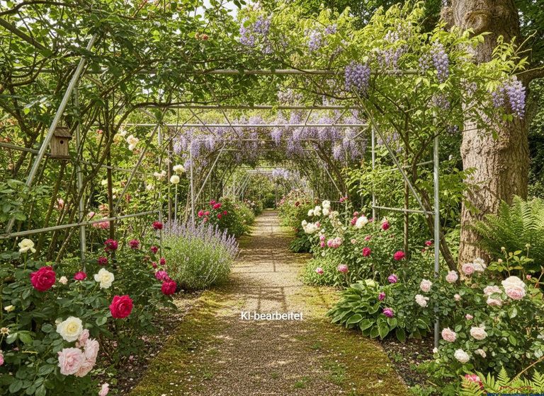 Garten KI generiert