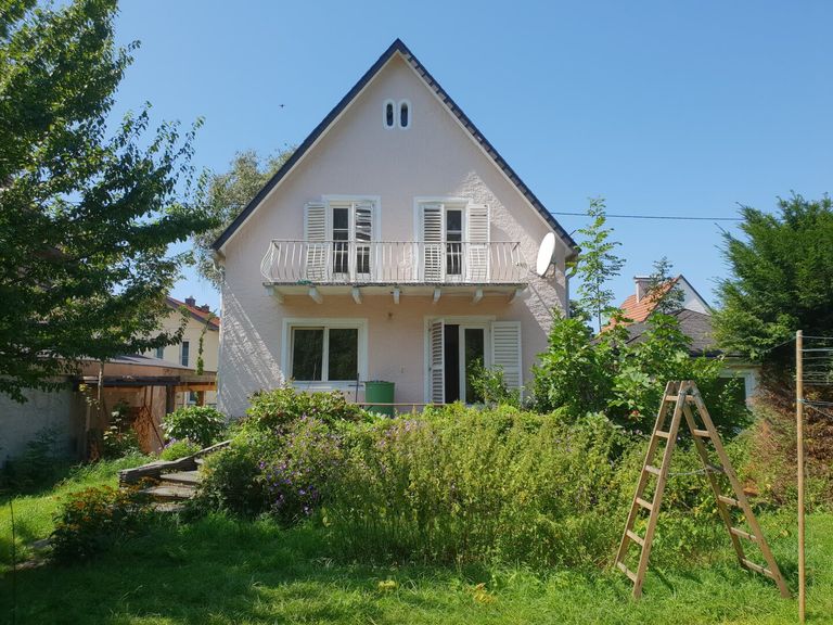 Ansicht - Kleines Einfamilienhaus mit Garage in grüner Oase Kauf Gneis Salzburg