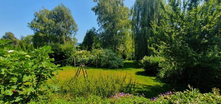 Ansicht - Kleines Einfamilienhaus mit Garage in grüner Oase Kauf Gneis Salzburg