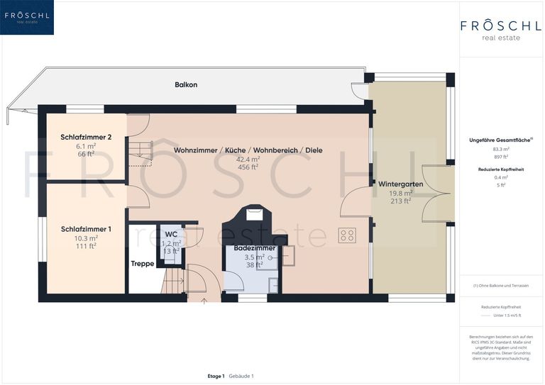 Wohnhaus - Obere Geschossfläche