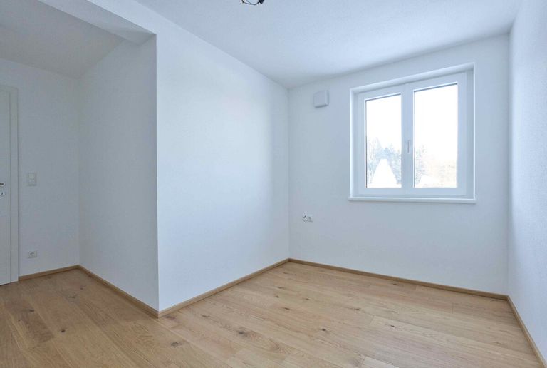 Schlafzimmer, Wohnung nahe Attersee