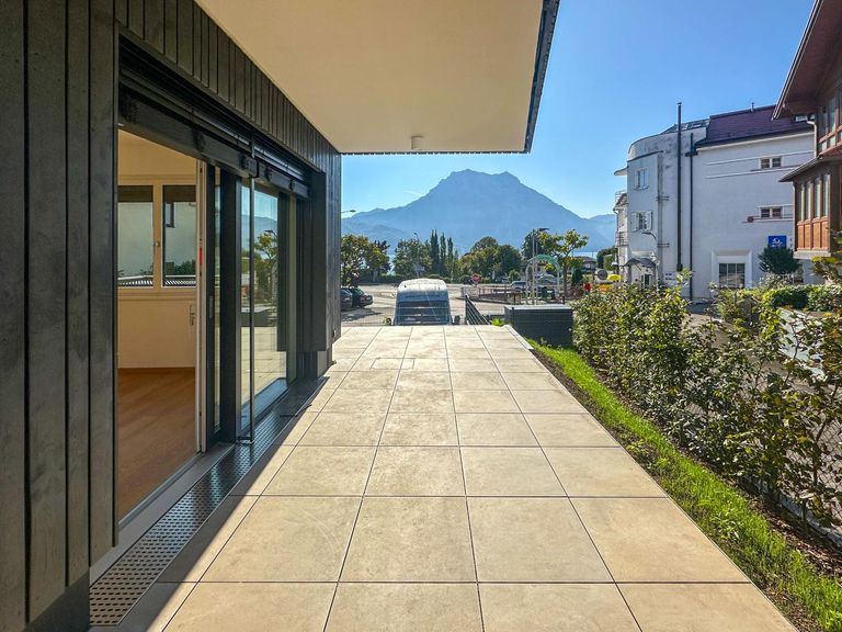 Ausblick von der Terrasse