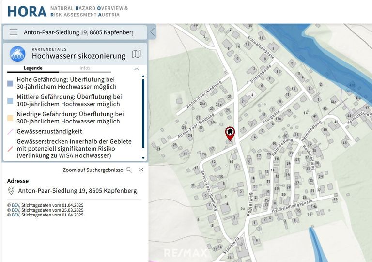 3812-314 Hochwasserrisikozonierung