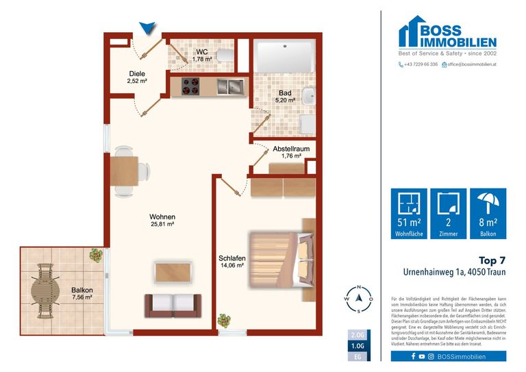 Grundriss Urnenhainweg 1a_Top 7