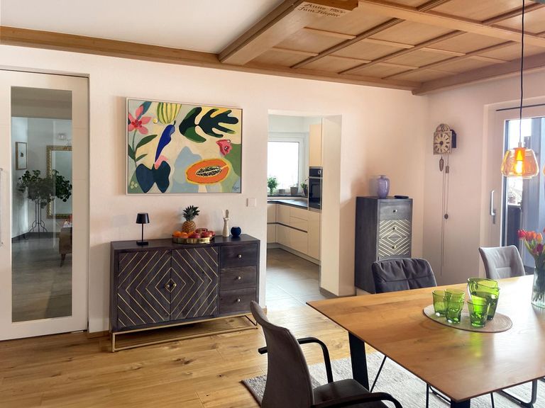 harmonischer Übergang ins Esszimer