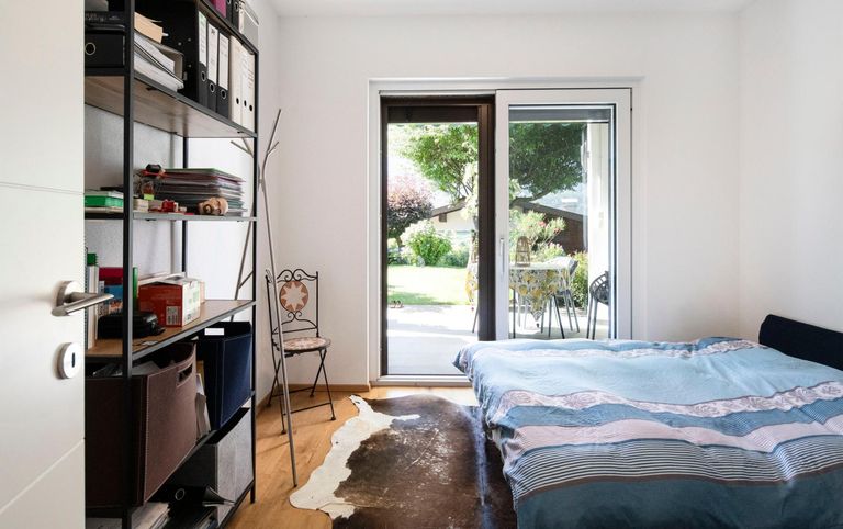 Zimmer mit Gartenzugang