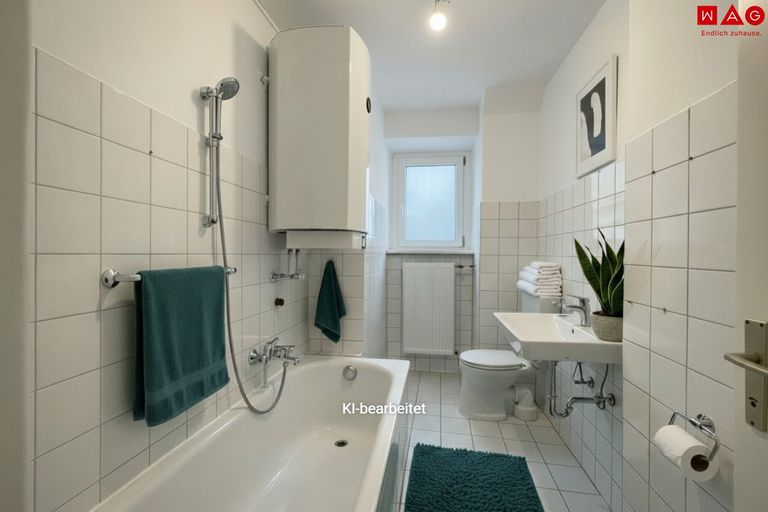 Möblierungsvorschlag Badezimmer KI generiert