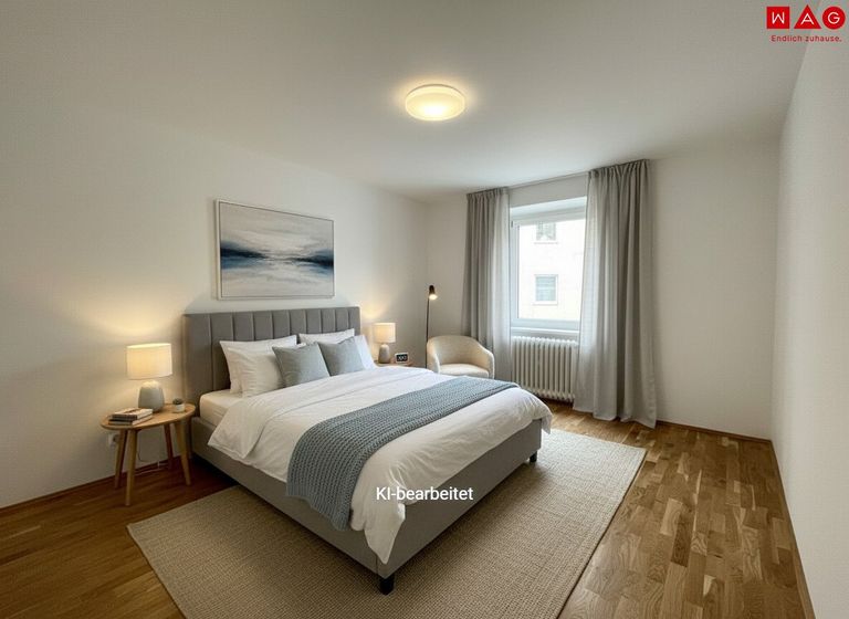 Möblierungsvorschlag Schlafzimmer KI generiert