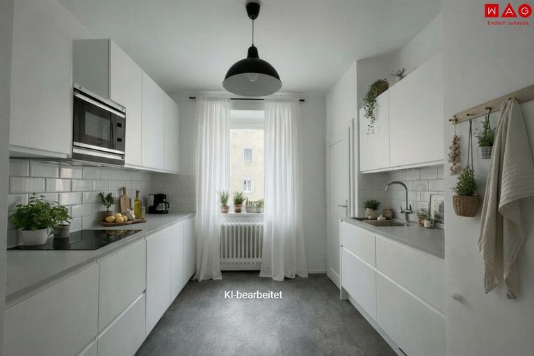 Möblierungsvorschlag Küche KI generiert