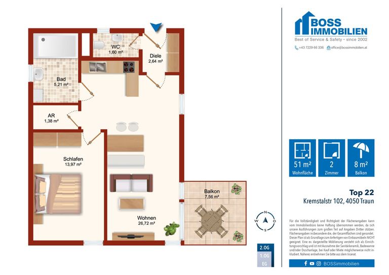 Grundriss Kremstalstr 102_Top 22