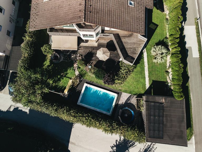 Südansicht Vogelperspektive