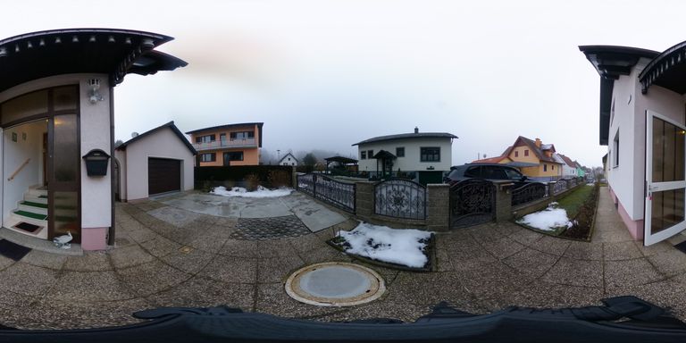 Eingangsbereich bei Schlechtwetter