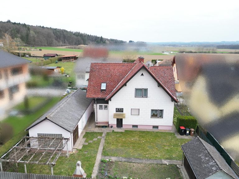 Gartenansicht Drohne