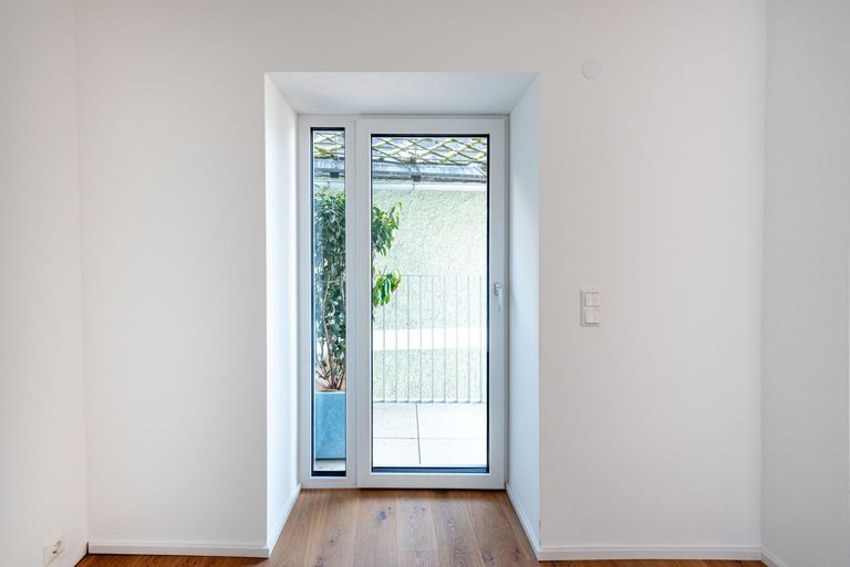 Balkonausgang beim Küchenbereich