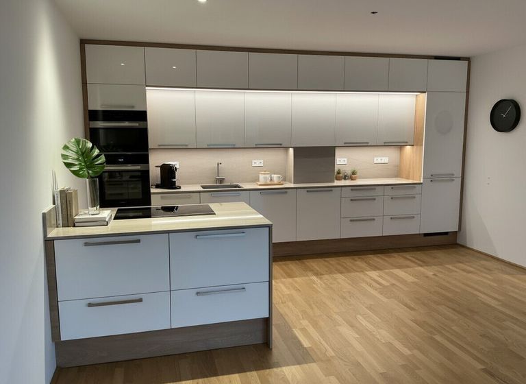 Wohnküche mit Kochinsel