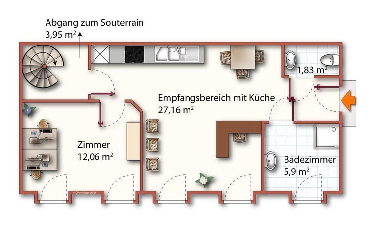 Möblierungsvorschlag EG