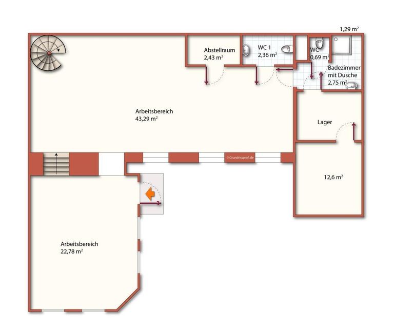 Grundriss Souterrain