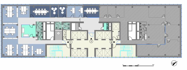 Grundriss A 2.OG rechte Seite ca. 333m2