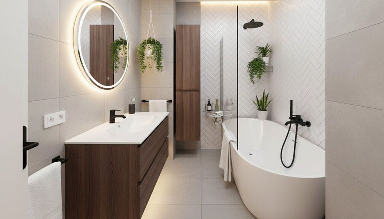 Ausstattungsbespiel WC/Badezimmer Wohnung OG/DG
