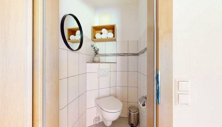 Ausstattungsbeispiel WC Wohnung EG rechts