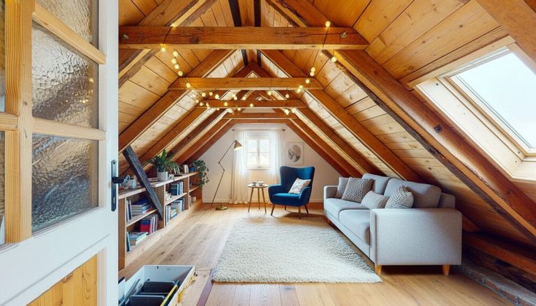 Ausstattungsbeispiel ausbaufähiger Dachboden Wohnung OG/DG