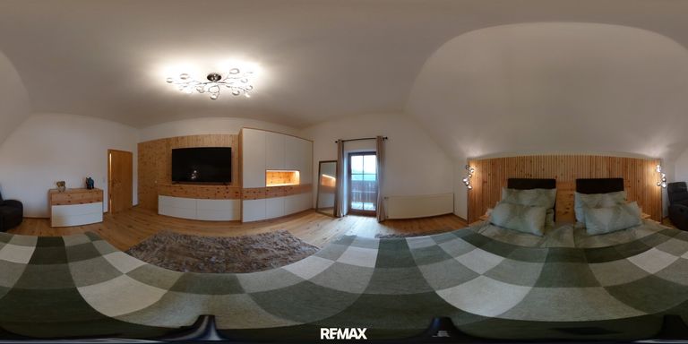 Schlafzimmer OG mit Zirbenbett