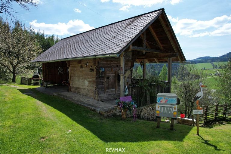 Geräteschuppen und Stube