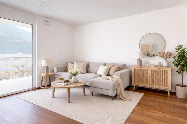 Wohnung - Wohnbereich Visualisierung