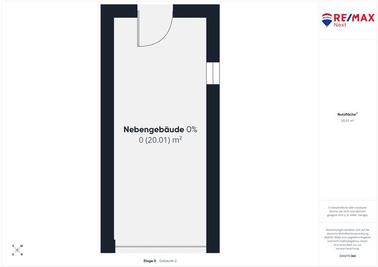 Grundriss Nebengebäude