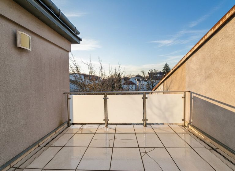 Terrasse auf Wohnebene